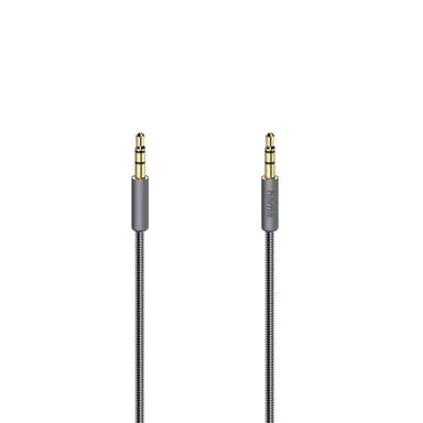 Hama Elite câble audio 0,75 m 3,5mm Anthracite