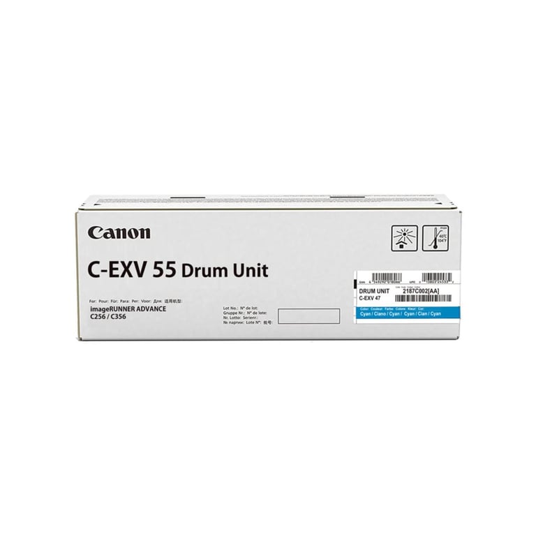 Canon C EXV 55 Cyan original kit tambour pour imageRUNNER ADVANCE C256i C356i DX C257i DX C357i DX C357P - vue 2