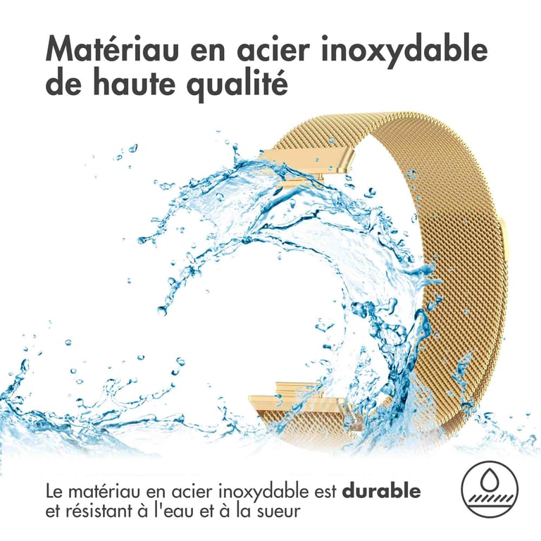 imoshion Bracelet magnétique milanais pour Huawei Watch Fit 2 Neuf - vue 9