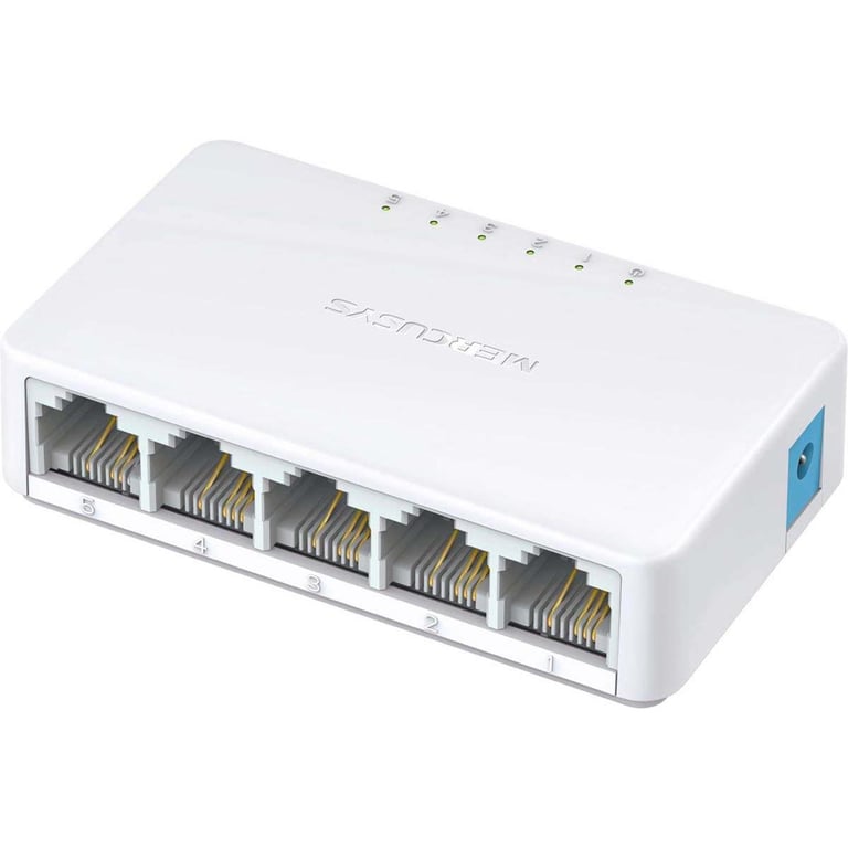 Mercusys MS105 commutateur réseau Non-géré Fast Ethernet (10/100) Blanc - Neuf