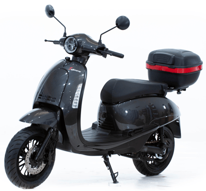 Super Simply125 - Scooter électrique 125cc - moteur 5000 W - batterie 72V 73Ah, noir