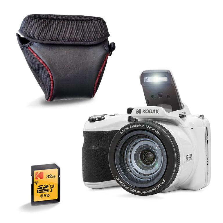KODAK Pixpro AZ425 Appareil Photo Bridge 20 MP avec Zoom Optique 42x + Étui de Protection + Carte SD – Vidéo Full HD Grand Angle 24 mm Stabilisateur Écran LCD 3 – Neuf - vue 9
