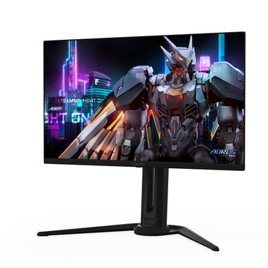 GIGABYTE Monitor de juego AORUS FO27Q3 OLED de 27” - 2560 x 1440 (QHD), 360Hz, 0,03ms, KVM, 250 cd/m², FreeSync Premium Pro, DisplayHDR True Black 400, HDMI 2.1