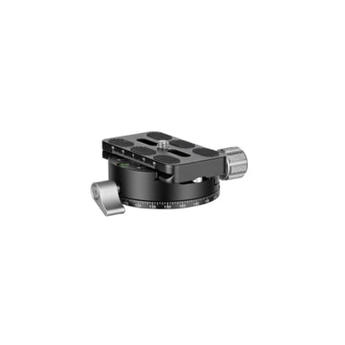 Clamp panoramique Leofoto PAN-02 avec plaque rapide QP-70 et sac Noir