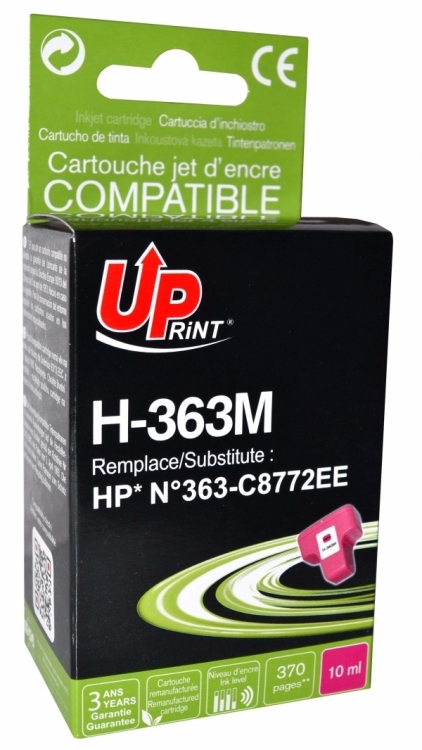UPRINT Cartouche encre  compatible HP 363 magenta - Neuf