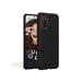 JAYM - Funda de silicona premium negra para Samsung Galaxy S20 FE -100% silicona y microfibra - Reforzada y ultra suave