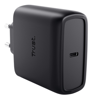 Trust Maxo Cargador GaN USB-C de 65 W - Negro