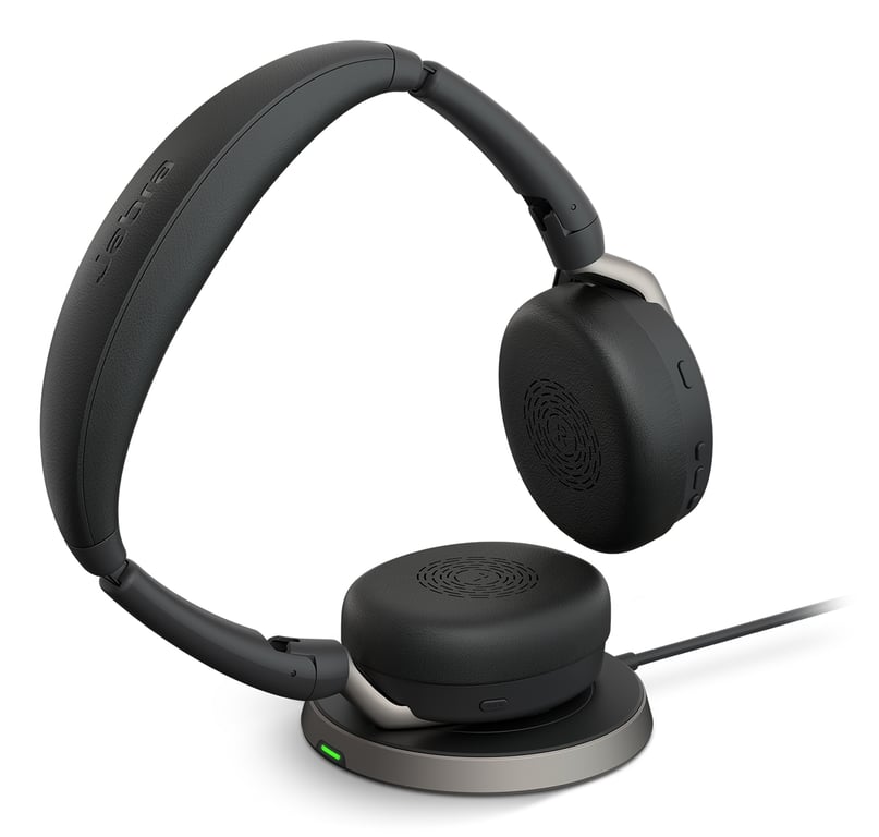 Jabra Evolve2 65 Flex Casque Sans fil Arceau Bureau/Centre d'appels USB Type-A Bluetooth Socle de chargement - Neuf