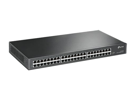 SWITCH TP-LINK TL-SG1048 48P LAN GIGABIT DESKTOP 10/100/1000Mbps RACKMOUNTABLE RJ45 CASE ACCIAIO