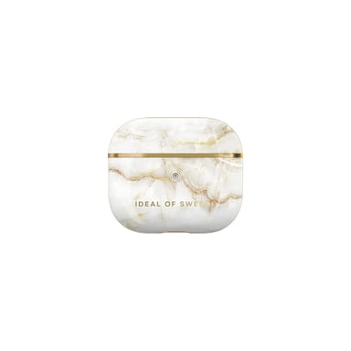 Cover per AirPods 3 modello Golden Pearl Marble Attraente