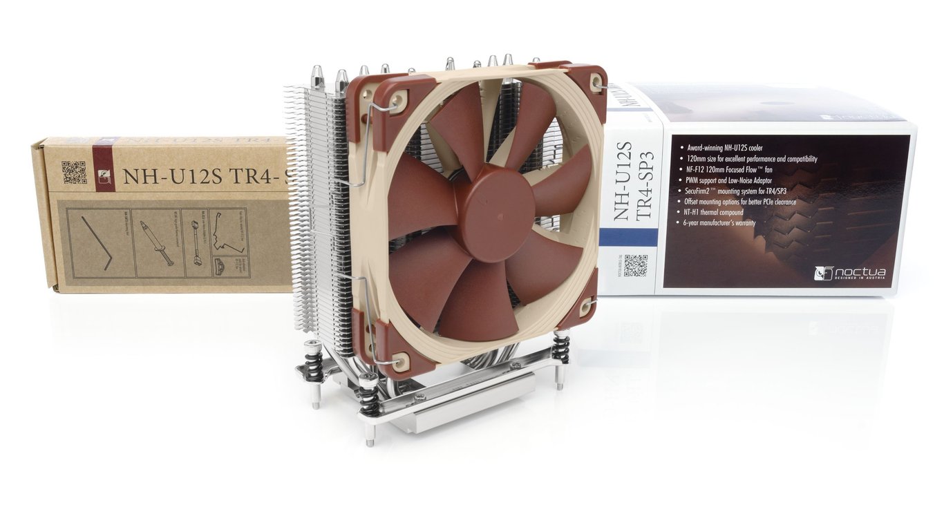 Noctua NH U12S TR4 SP3 système de refroidissement d'ordinateur Processeur Refroidisseur 12 cm Aluminium Neuf - vue 3