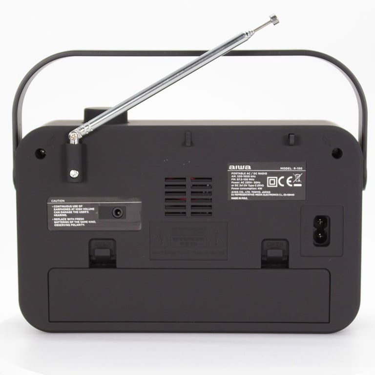 Radio Transistor Aiwa R-190RD – AM/FM, Portable, Analogique - vue 4