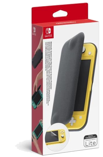Pochette a rabat et Protection d'écran Nintendo Switch Lite