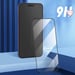 Forcell Protection d'Écran pour iPhone 14 Pro Max en Verre Organique Antibactérien Transparent