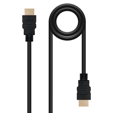 Nanocable / HEC Cable HDMI de alta velocidad - A/MA/M - 1,5m - Color Negro