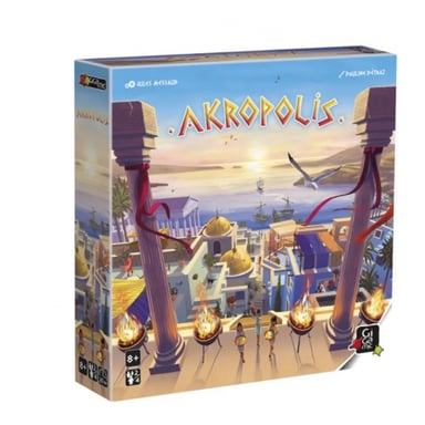 Jeu de Société Akropolis - Stratégie et Construction de Cités en 3D