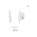 Kit interrupteur va-et-vient connecté DiO Connect lot de 2 Wi?Fi contrôle vocal blanc