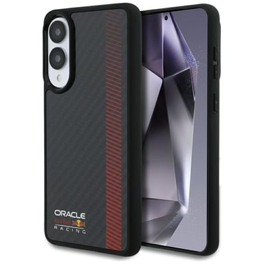 Funda Red Bull de fibra de carbono MagSafe para Samsung Galaxy S25 Edge, negra