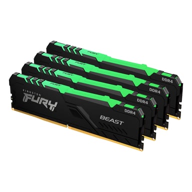 Kingston Technology FURY Beast RGB módulo de memoria 32 GB 4 x 8 GB DDR4 3600 MHz