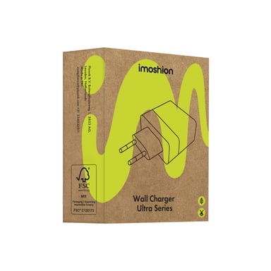 imoshion Adapteur secteur - Chargeur - 2x USB-C - Power Delivery - 40W - Noir