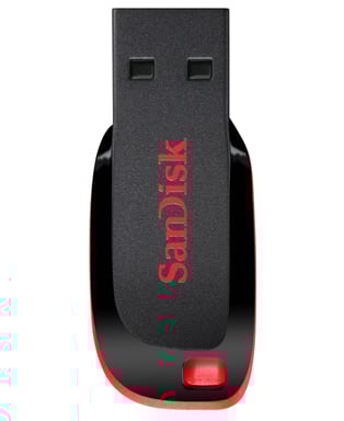 Hama Cruzer Blade 128GB 128GB USB 2.0 Negro, Rojo Unidad flash USB