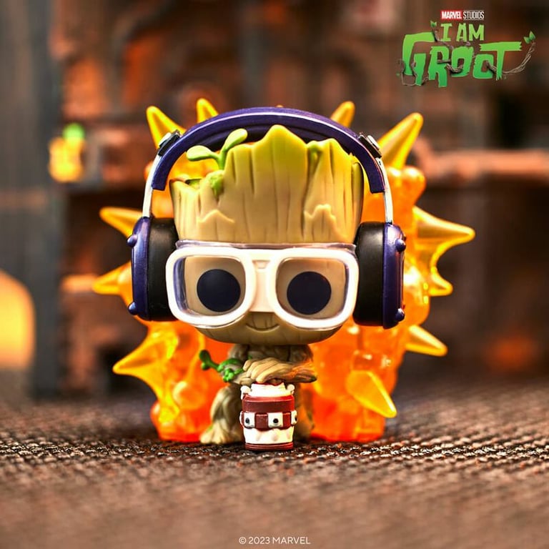 Figurita Funko Pop Marvel I am Groot con detonador