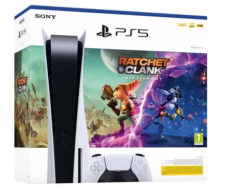 Sony Playstation 5 Edición Estándar + Juego PS5 Ratchet & Clank Rift Aparte
