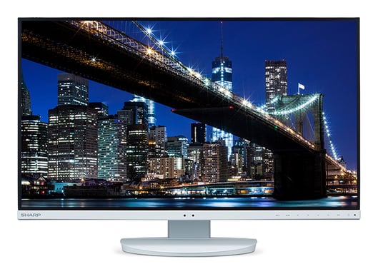 Sharp MultiSync EA272Q pantalla para PC 68,6 cm (27'') 2560 x 1440 Pixeles 4K Ultra HD LCD Blanco