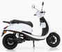 Simply - Scooter électrique 50cc - moteur 2100 W - 2 batteries 60V 30Ah, blanc