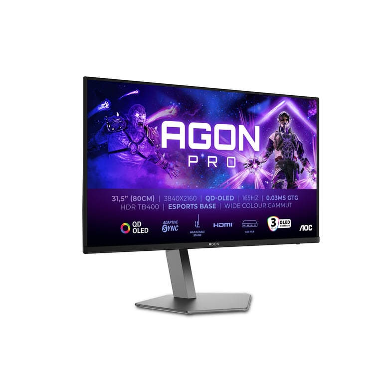 Ecran PC 4K AGON PRO 32'' OLED 4K 165 Hz