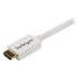 StarTech.com Cavo HDMI CL3 con Ethernet - 5 m - Cavo a parete Ultra HDMI - Cavo HDMI ad alta velocità 4K 30Hz UHD - 10,2 Gbps - Cavo video/display HDMI 1.4 - 30AWG - Bianco