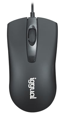 iggual IGG317648 ratón Oficina Ambidextro USB tipo A 1200 DPI
