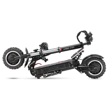 Trottinette électrique T107 Pro Pneu tout-terrain 11 pouces 3000W*2 Double moteur Batterie 60V 38.4Ah Autonomie maximale 80km