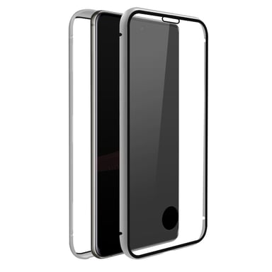 Coque de protection ''360° Glass'' pour Samsung Galaxy S20+, argent