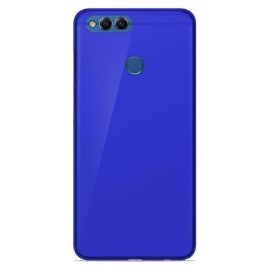 Coque silicone unie compatible Givré Bleu Huawei Honor 7X