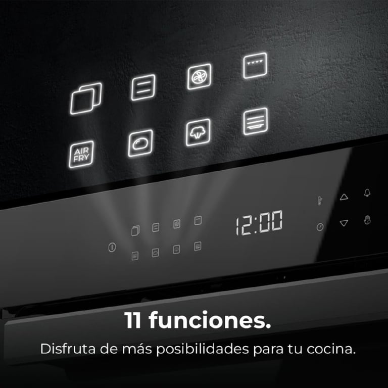 Four Encastrable Cecotec Bolero Hexa P506000 Pyrolyse 60cm A+ AirFryer Pizza - vue 2