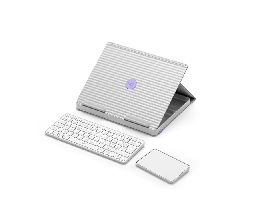 Clavier Logitech Casa Pop-Up Desk – Sans Fil Azerty avec Support et Pavé Tactile - vue 6