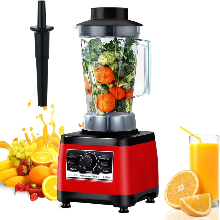 Vendos85 Blender Électrique 2200 w – 2 l Rouge - vue 2