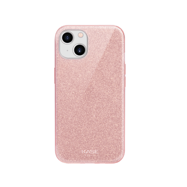 Carcasa brillante delgada para Apple iPhone 13, oro rosa