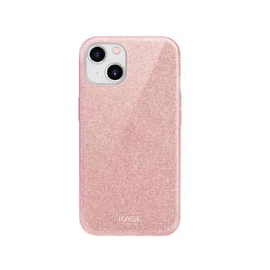 Guscio sottile e scintillante per Apple iPhone 13, oro rosa