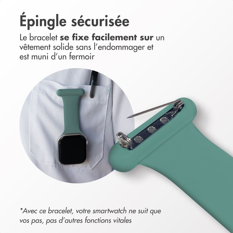 imoshion Bracelet corps médical pour 'Apple Watch Series 1 à 10 / SE / Ultra 2 44454649 mm Neuf - vue 8