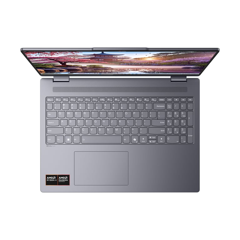 Lenovo IdeaPad 5 2 in 1 16AKP10 Copilot+ PC AMD Ryzen AI 7 350 Hybride 2 en 1 40 6 cm 16 Écran tactile WUXGA LPDDR5x SDRAM SSD Wi Fi 7 802.11be Windows 11 Home Allemand Neuf - vue 3