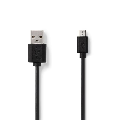 Nedis CCGP60500BK50 câble USB USB 2.0 5 m USB A Micro-USB B Noir - Neuf