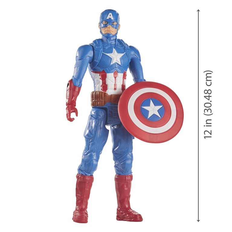 Avengers Movie Avn Titan Hero Figure Captain America - vue 2