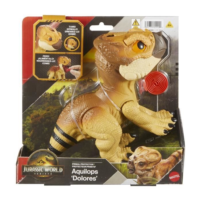 Jurassic World Figurine Aquilops à apprivoiser Dinosaure interactif Jurassic World JGC01 - vue 5