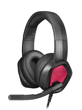 Mars Gaming MH320 auricular y casco Auriculares Alámbrico Diadema Juego USB tipo A Negro