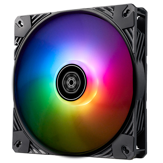 Silverstone SST-SF140B-ARGB système de refroidissement d'ordinateur Carte-mère Ventilateur 14 cm Noir 1 pièce(s) - Neuf