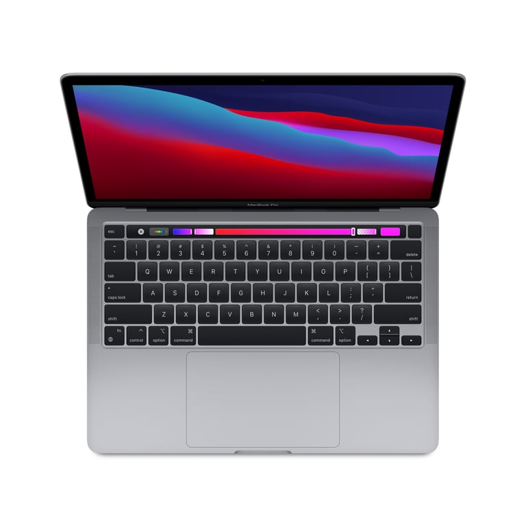 MacBook Pro M1 (2020) 13.3', 3.2 GHz 1 To 16 Go  Apple GPU 8, Gris sidéral - QWERTY Portugais