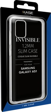 Coque Slim Invisible pour Samsung Galaxy A51 1.2mm, Transparente