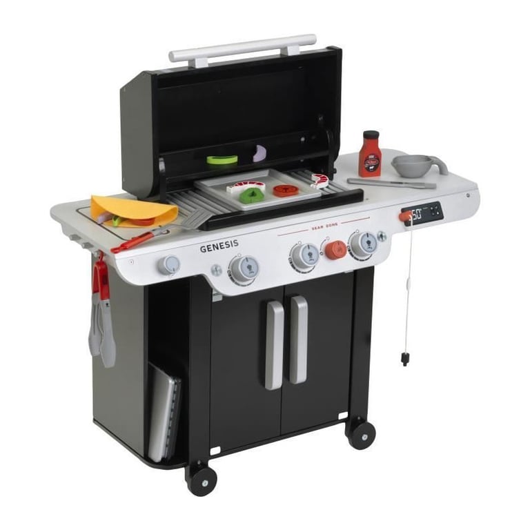 Grand barbecue Weber Genesis KLEIN 9445 Bois FSC Avec accessoires Dès - vue 2